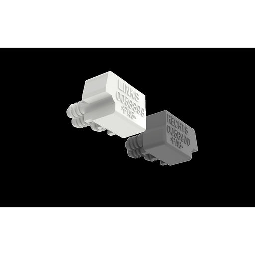 Ridi-Leuchten - Mechanisches Zubehör/Ersatzteile für Leuchten Endkappen Set VL2T-SFK − 1 Stück by Ridi-Leuchten
