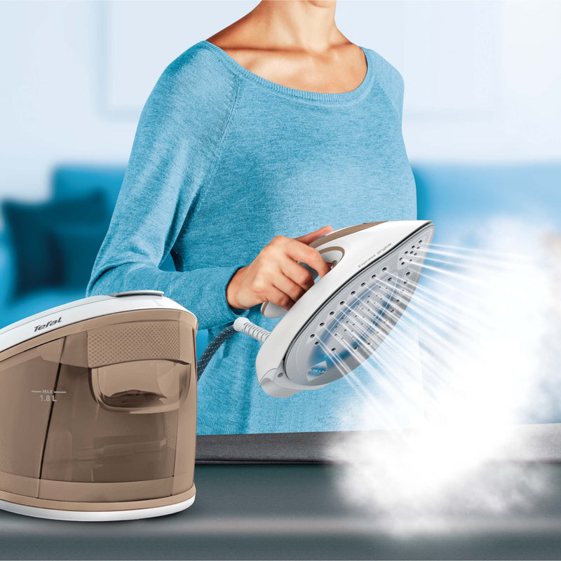 Tefal - Bügelsystem Dampfgenerator SV8027 ws/beige Express Airglide