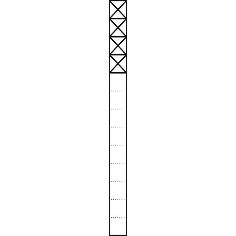 Siedle&Söhne - Kommunikations-Säule Kommunikations-Stele KS 613-4 DG 1,3m dgr/gli 4Mod