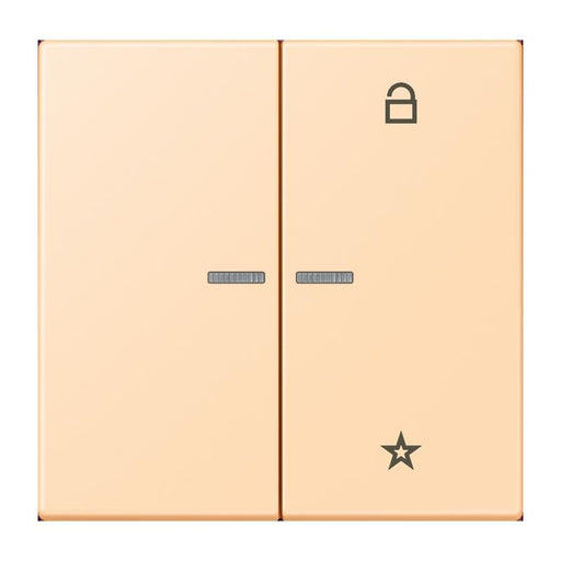 Jung - Bedienelement intelligent eNet Taster Universal 1f. FM LC 1701 223 ocre (32060)