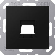 Jung - Einsatz/Abdeckung für Kommunikationstechnik Abdeckung 1-fach A 1569-1 WE SWM f.MJ WE AMP, Radiall