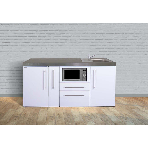 Stengel - Mini-Küche Miniküche Premiumline MPMSM180AMWBre2Sn Schwarz matt
