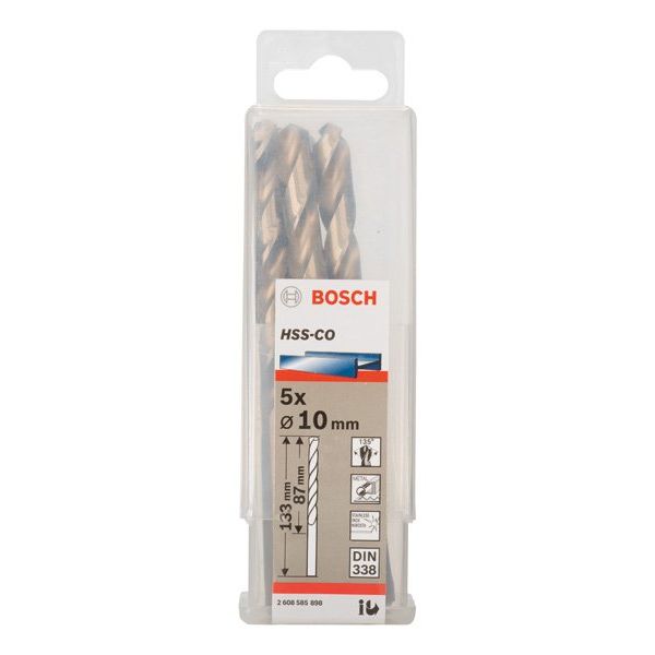 Bosch - Bohrer PRO Stainless Steel HSS-Co 2608585898 Spiralbohrer 10 x 87