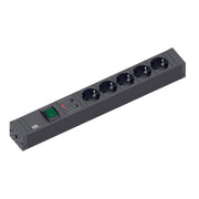 Bachmann - Mehrfachsteckdose Steckdosenleiste 5xSchutz 420.0022 Schalter Übersp. 2m