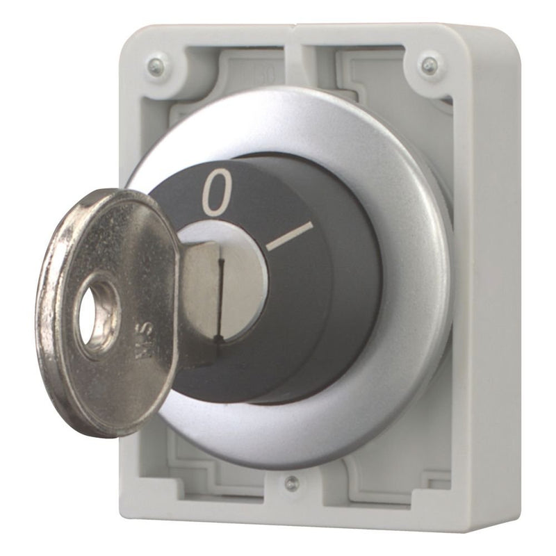 Eaton - Frontelement für Wahlschalter Schlüsseltaste Flat Front M30C-FWRS-A1 rastend 2 Stellungen