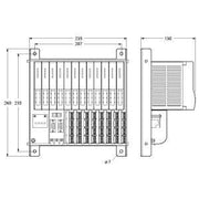 Turck - Rundsteckverbinder, feldkonfektionierbar (Industriesteckverbinder) Modulträger MT08-3G excomZone-1-Modulträ
