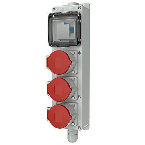 Mennekes - CEE-Steckdosen-Kombination (IEC 60309) Steckdosenleiste TL 95472