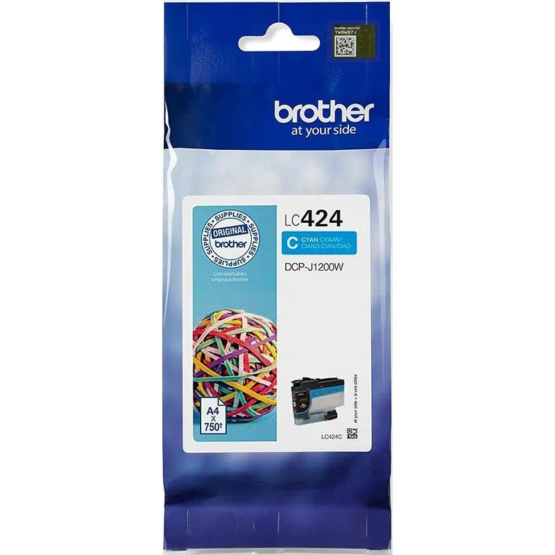 Brother - Verbrauchsmaterial für Telefax/Drucker/MFC Tintenpatrone LC-424C cyan