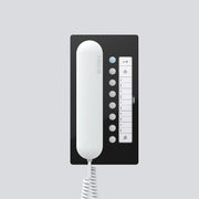 Siedle&Söhne - Innenstation für Türkommunikation Bus-Telefon Comfort BTC 850-02 SH/W schwarz-hgl/weiß