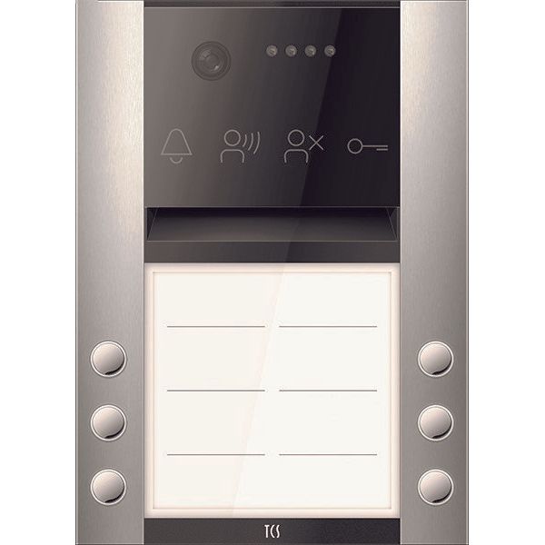 TCS Tür Control - Türstation für Türkommunikation Video-Außenstation AVA610206-0010 6 Klingelta. (R/L)