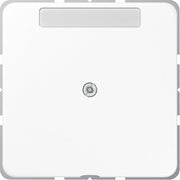 Jung - Einsatz/Abdeckung für Kommunikationstechnik Leitungsauslass aws CD 590 NAA WW mit Zugentlastung