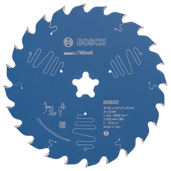 Bosch - Kreissägeblatt Expert for 2608644086 Wood T 190 x Stern