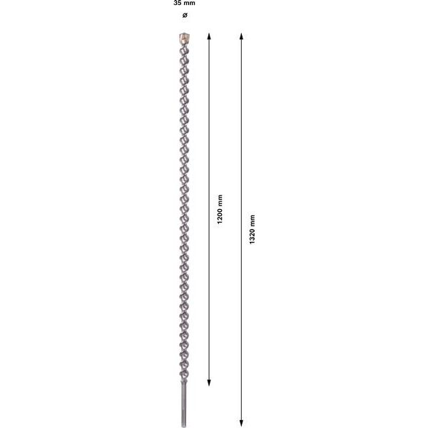 Bosch - Bohrer PRO SDS-max-7 Bohrer, 2608586799 35x1200x1320 mm