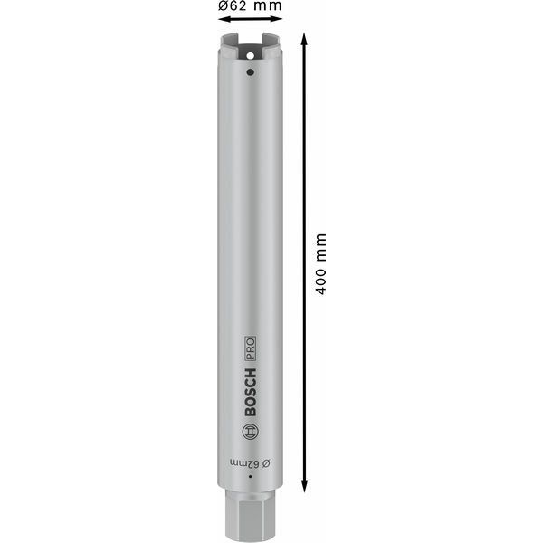 Bosch - Bohrkrone PRO Trockenbohrkrone, 62 x 2608601405 400 mm 1 1/4-Zoll