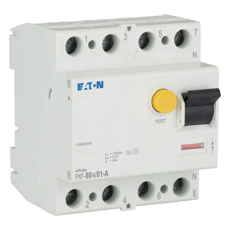 Eaton - Fehlerstrom-Schutzschalter FI-Schalter PXF-80/4/01-A 80A, 4p, 100mA, TypA
