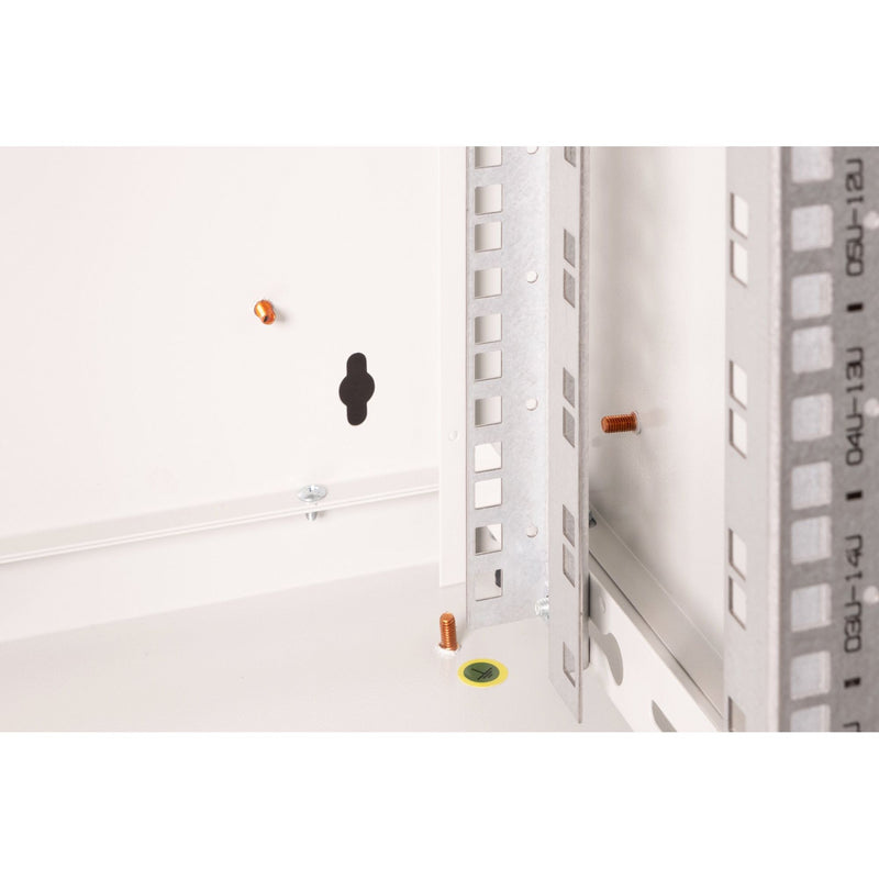 DIGITUS - Netzwerk-/Serverschrank 19" Wandschrank DN-19 16-U m. Glastür, RAL7035