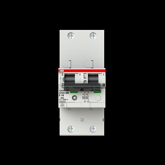 ABB Stotz S&J - Selektiver Hauptleitungsschutzschalter Haupleitungsschutzschalter S752DR-E16 16A E 25kA 2P