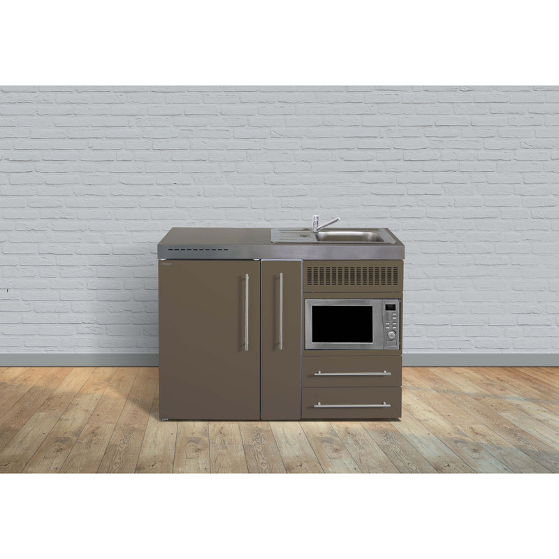 Stengel - Mini-Küche Miniküche Premiumline MPMMM120AKSMWKSliBre Mokka metallic