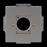 Busch-Jaeger - Einsatz/Abdeckung für Kommunikationstechnik XLR-Zentralscheibe 2553-866 edelstahl