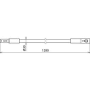 DEHN - Betätigungsstange Isolierstangenverlängerung ISV 36 STK 30 1280 mit Steckkupplung