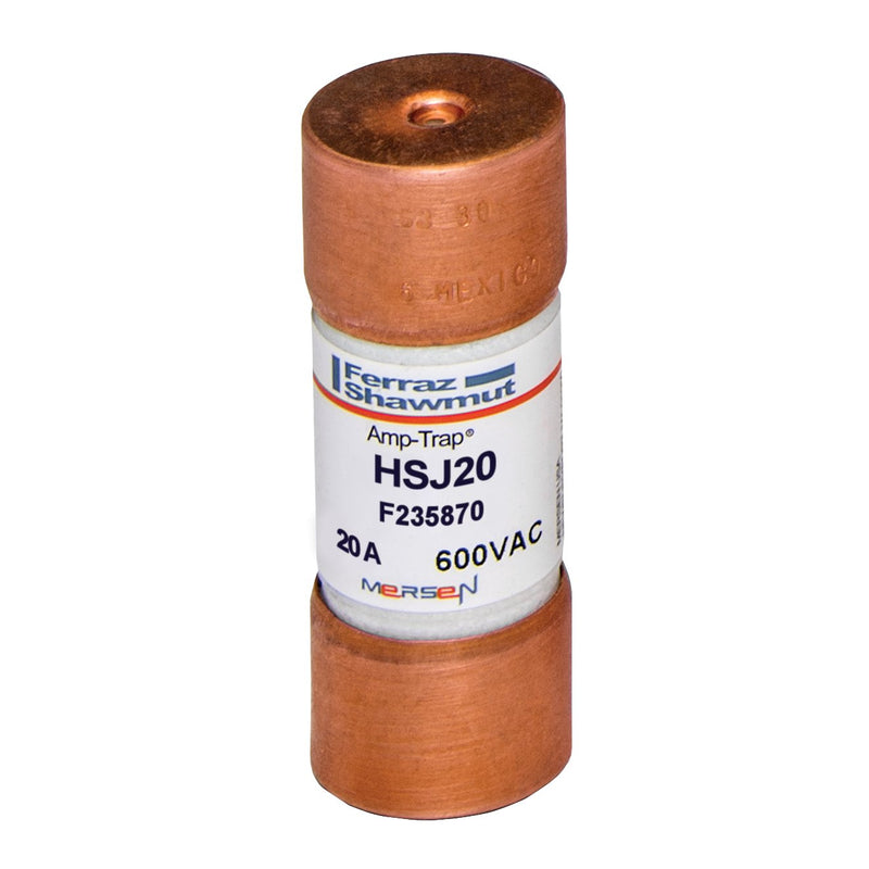 Mersen - Zylindrische Sicherung Sicherungseinsatz Class J HSJ20 20A Class J HS Fuse − 10 Stück
