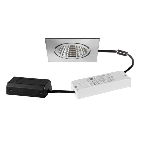 Brumberg Leuchten - Downlight/Strahler/Flutlicht LED-Einbaudownlight 230V 41476423 3000K quadratisch