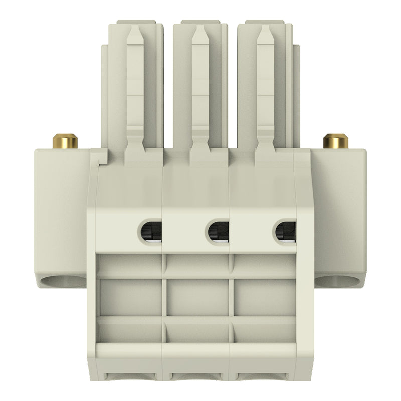WAGO - Ein- und mehrpolige Klemmenleiste 1-Leiter-Federleiste 831-3103/107-000 CAGECLAMP,10mm²,lgr − 24 Stück