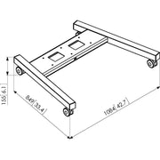 Vogels - Halterung für Audio-/Videosysteme Wagenrahmen Connect it PFT8530 si extragroß,si