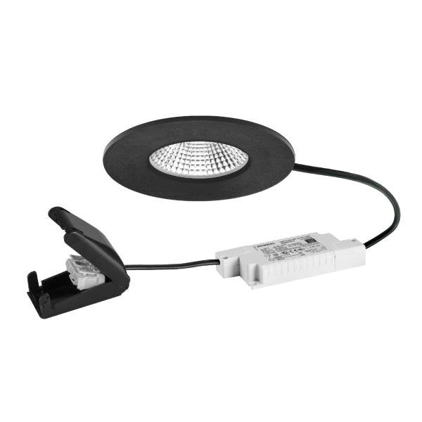 Brumberg Leuchten - Downlight/Strahler/Flutlicht LED-Einbaudownlight 230V 39480183AB 3000K, sw
