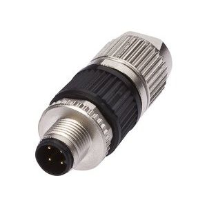 Ipf Electronic - Rundsteckverbinder, feldkonfektionierbar (Industriesteckverbinder) Kabeldose VK003D29 M12. 4-polig
