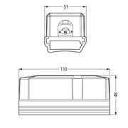 WAGO - Flachleitungsadapter für steckbare Gebäudeinstallation Abgriffmodul 895-1052 5x10mm²,transp. − 25 Stück