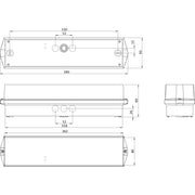 RP-Technik - Sicherheitsleuchte LED-Sicherheitsleuchte KWIW423SC EB 3h, SC