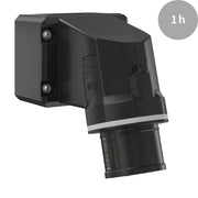 Walther Werke - CEE-Gerätestecker (IEC 60309) CEE NEO Wandgerätestecker FW714401CC 16A 4P 1h IP54 − 5 Stück
