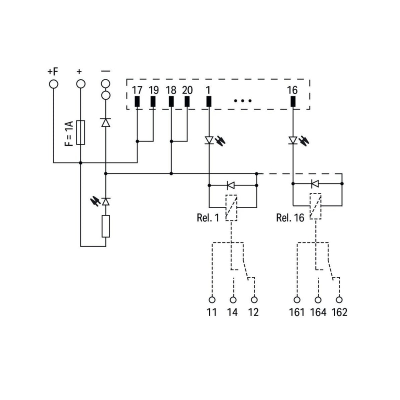 WAGO - Übergabemodul 704-5014 DIN 41651