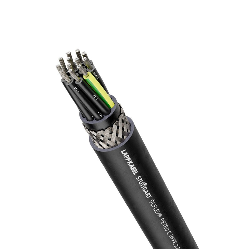 Lapp Kabel&Leitung - Energiekabel < 1 kV, für ortsveränderlichen Einsatz ÖLFLEX PETRO C HFFR 0023274/100 2X1 BK − 100 Meter