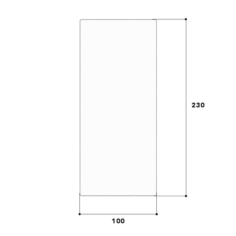 GGK - Endstück für Geräteeinbaukanal FB-Endplatte 100x230 lgr 4503 − 2 Stück