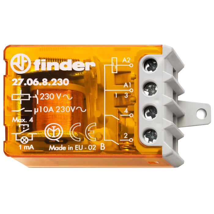 Finder - Stromstoßschalter Stromstoßschalter 27.06.8.230.0000 2 Kontakte, 10A  − 1 Stück
