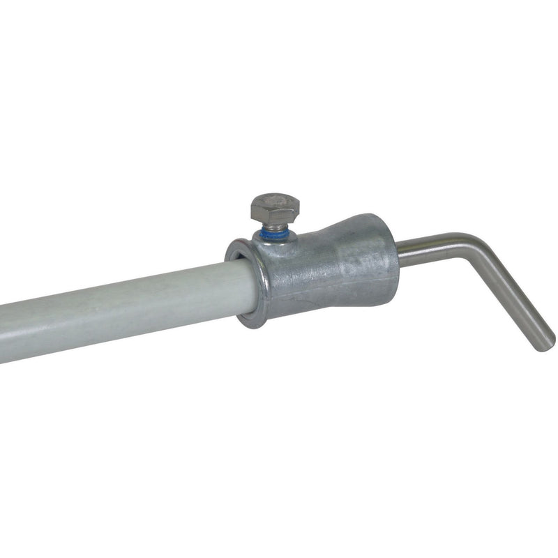 DEHN - Zubehör/Ersatzteile für Erdung und Blitzschutz Befestigungs-Adapter BA130RD8 BB16 V2A ZG 130 Grad NIRO