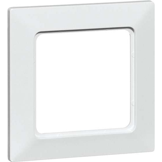 Peha - Abdeckrahmen Abdeckplatte 1-fach ws D 80.671/100 W für Einzelmontage