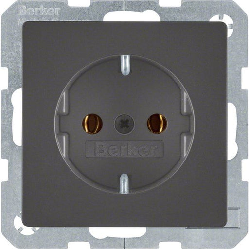 Berker - Steckdose SCHUKO-Steckdose anth/sa 41436086