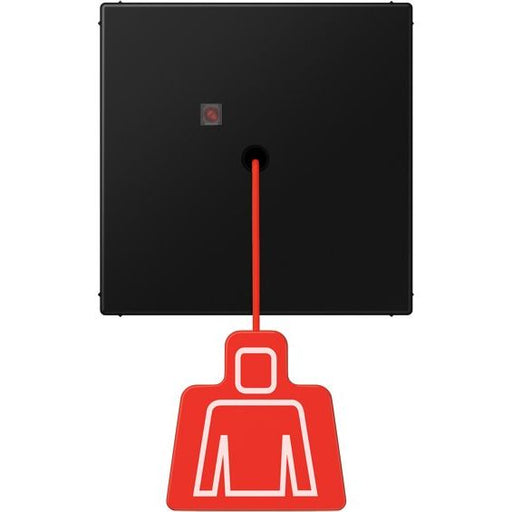 Jung - Behindertenelement für Installationsschalterprogramme Notrufsystem Zugtaster NRS LS 0834 ZT SWM LS grschwarz m − 1 Stück