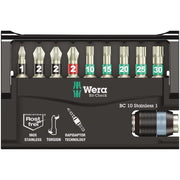 Wera - Bit-Set Bit-Sortiment 071110 Edelstahl, 10-tlg