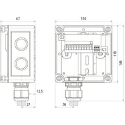 DEHN - Überspannungsableiter für Energietechnik/Stromversorgung Überspannungsableiter DCU EMOB 2 16 Typ 2+3