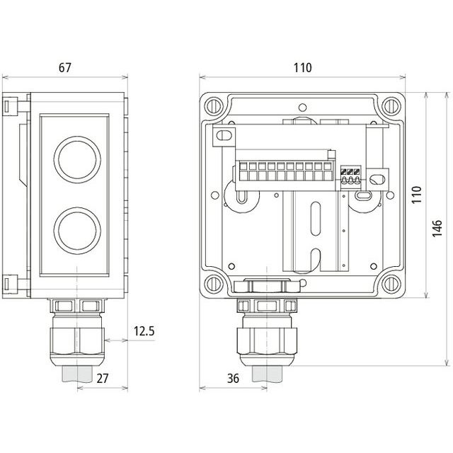 DEHN - Überspannungsableiter für Energietechnik/Stromversorgung Überspannungsableiter DCU EMOB 2 16 Typ 2+3