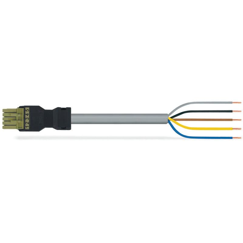 WAGO - Konfektionierte Leitung für steckbare Gebäudeinstallation konfekt. Anschlussleitung 891-8995/106-105 Eca,Buchse