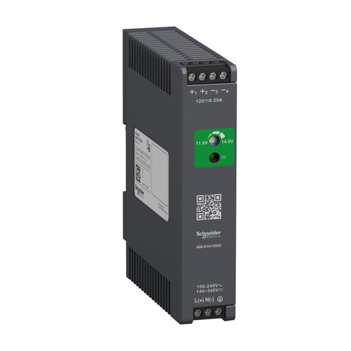 Schneider Electric - Gleichstromversorgung Spannungsversorgung ABLS1A12062 12VDC, 6,2A, 75W,1-p