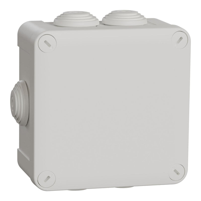 Schneider Electric - Dose, Gehäuse für Montage auf der Wand/Decke Abzweigdose IMT05025 105X105X55 weiss − 5 Stück