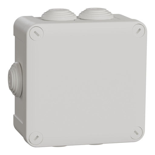 Schneider Electric - Dose, Gehäuse für Montage auf der Wand/Decke Abzweigdose IMT05025 105X105X55 weiss − 5 Stück
