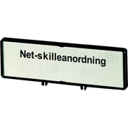 Eaton - Zubehör/Ersatzteile für Niederspannungs-Schalttechnik Träger mit Schild ZFSNT65-P3 T5 T5B P3 88x27mm