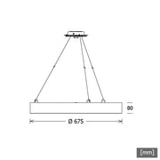 LTS Licht&Leuchten - Pendelleuchte LED-Pendelleuchte SKILP310.830.1DALIws 830, DALI, ws